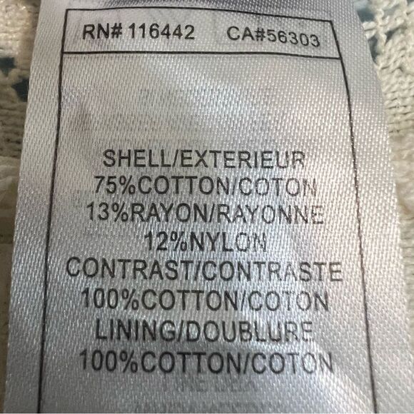 Summer Dress EMPYRE SHARA CROCHET Back DETAIL CREAM — NWT 🏷️ Sz Medium - Picture 6 of 13